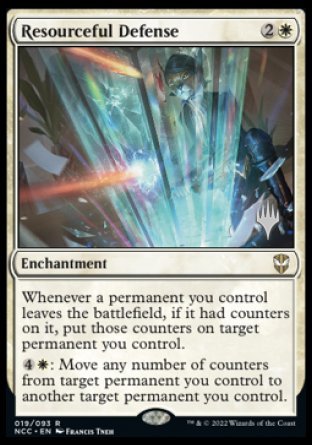 Resourceful Defense (Promo Pack) [Streets of New Capenna Commander Promos] | Card Citadel