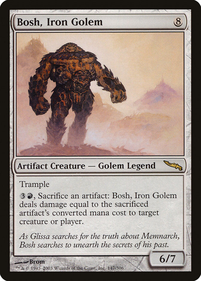 Bosh, Iron Golem [Mirrodin] | Card Citadel