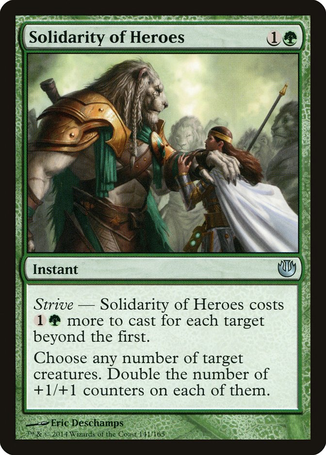 Solidarity of Heroes [Journey into Nyx] | Card Citadel