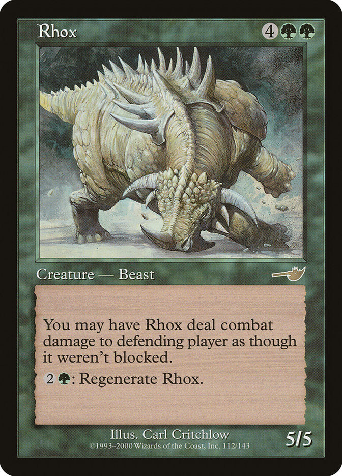 Rhox [Nemesis] | Card Citadel