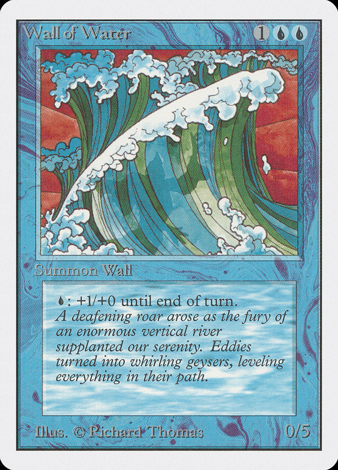 Wall of Water [Unlimited Edition] | Card Citadel