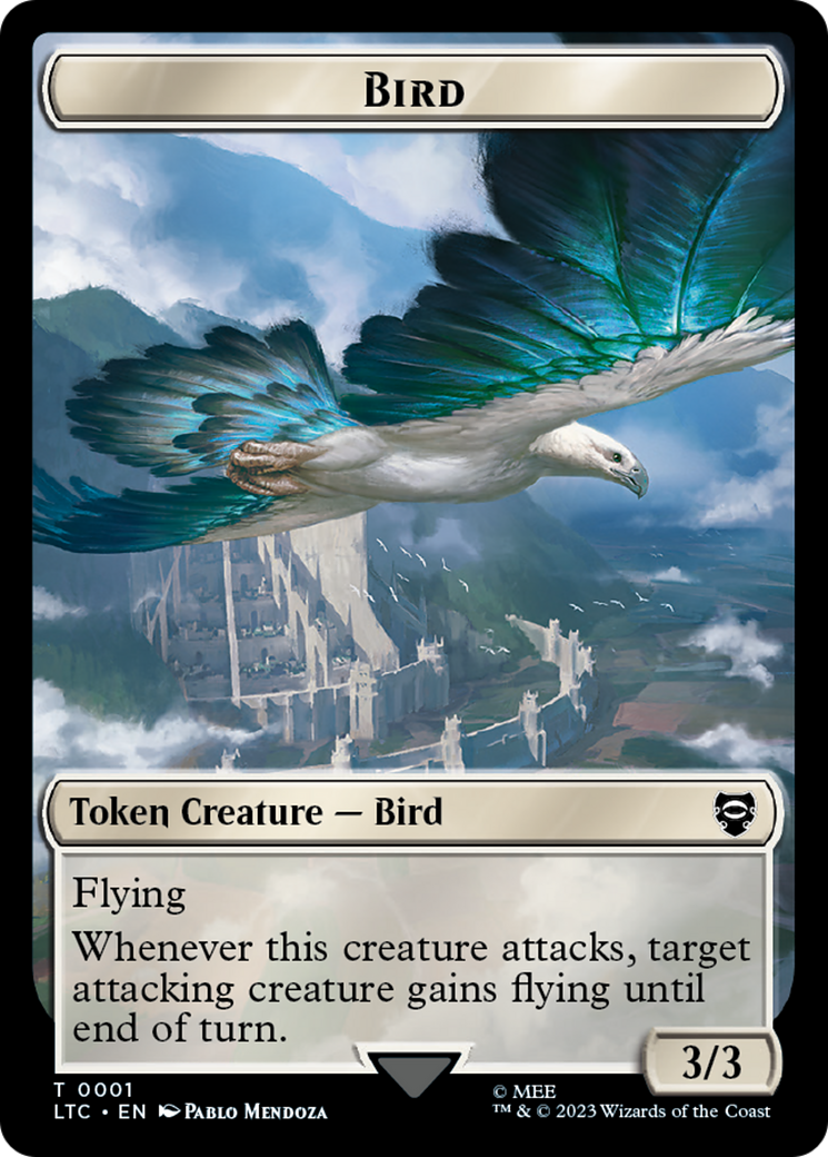 Bird // Food Token [The Lord of the Rings: Tales of Middle-Earth Commander Tokens] | Card Citadel