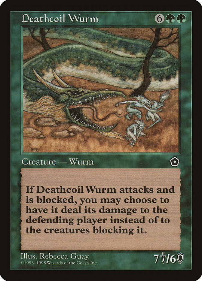 Deathcoil Wurm [Portal Second Age] | Card Citadel