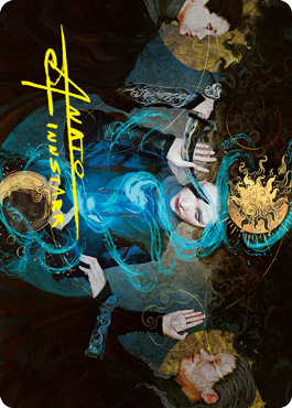 Witness the Future Art Card (Gold-Stamped Signature) [Innistrad: Crimson Vow Art Series] | Card Citadel