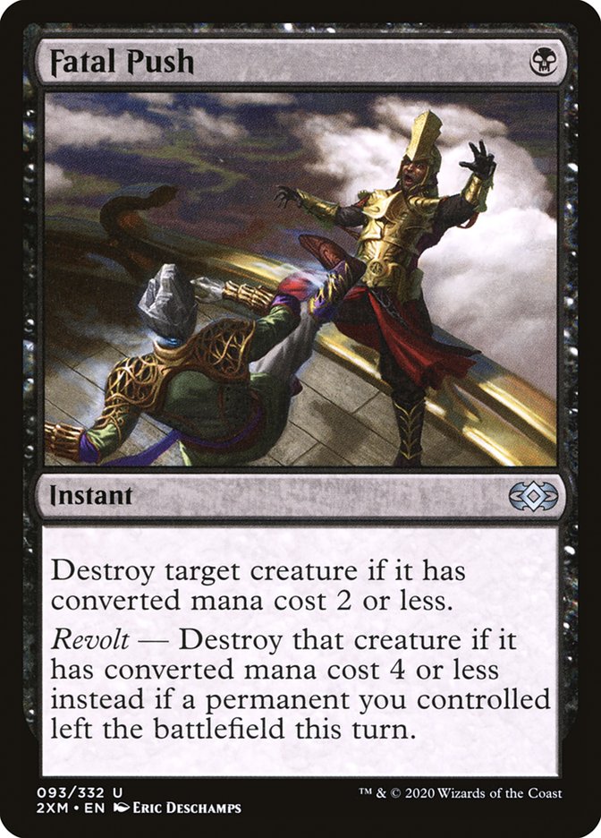 Fatal Push [Double Masters] | Card Citadel
