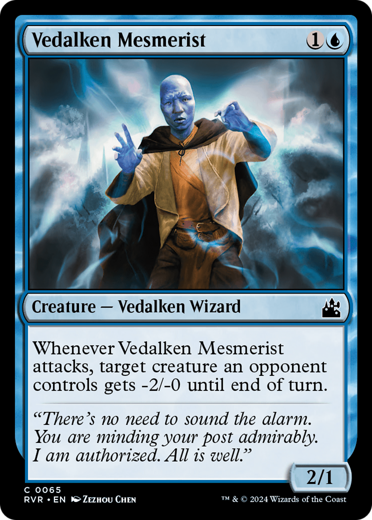 Vedalken Mesmerist [Ravnica Remastered] | Card Citadel