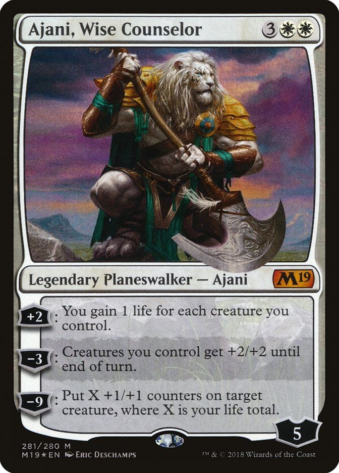 Ajani, Wise Counselor [Core Set 2019] | Card Citadel