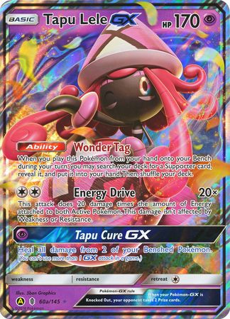 Tapu Lele GX (60a/145) (Alternate card) (Jumbo Card) [Sun & Moon: Guardians Rising] | Card Citadel