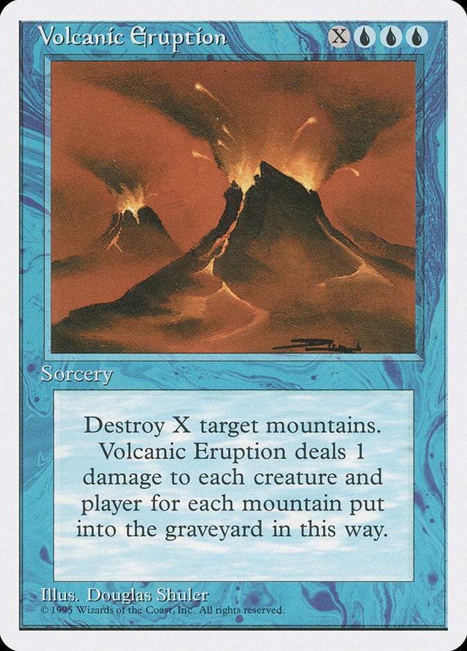 Volcanic Eruption [Fourth Edition] | Card Citadel