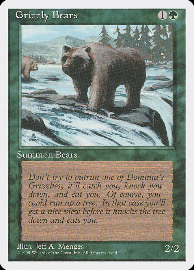 Grizzly Bears [Fourth Edition] | Card Citadel