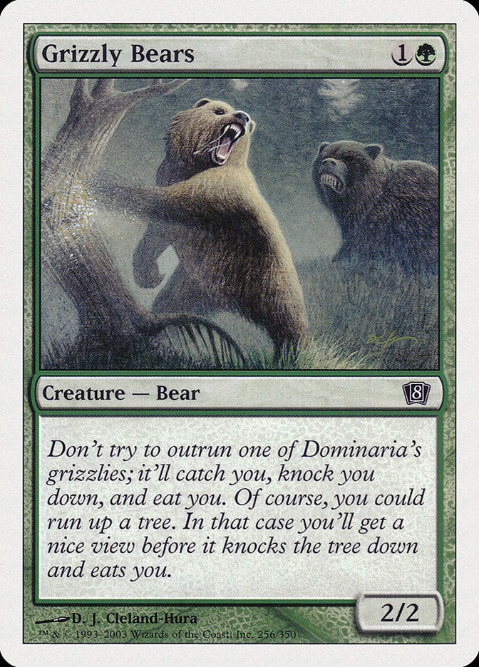 Grizzly Bears [Eighth Edition] | Card Citadel