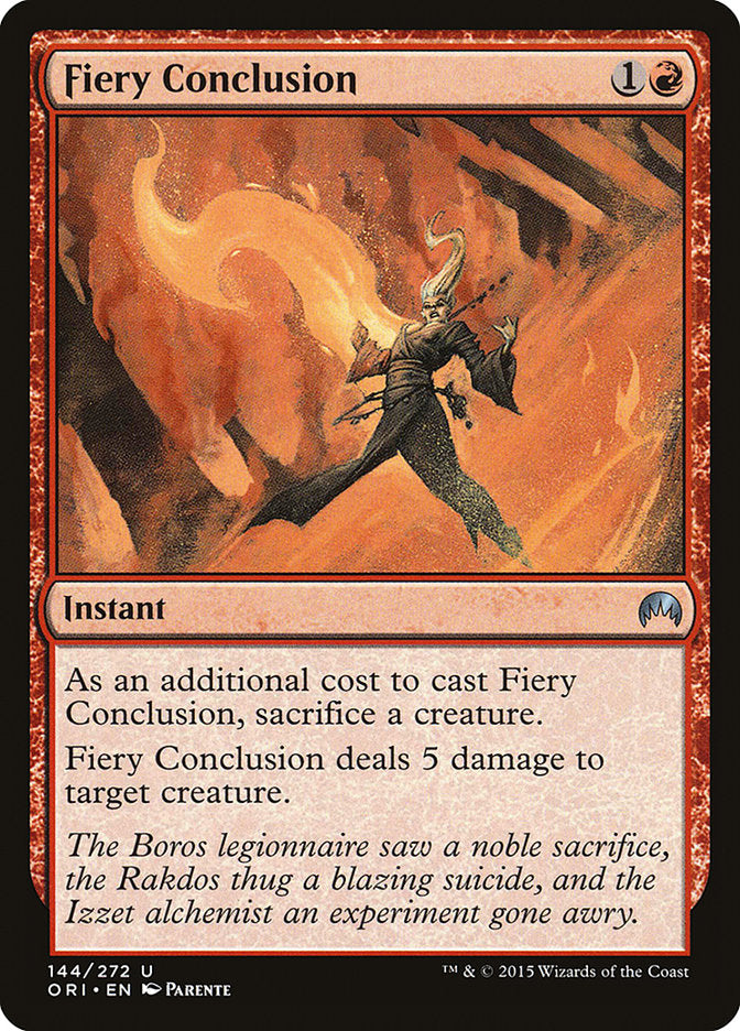 Fiery Conclusion [Magic Origins] | Card Citadel