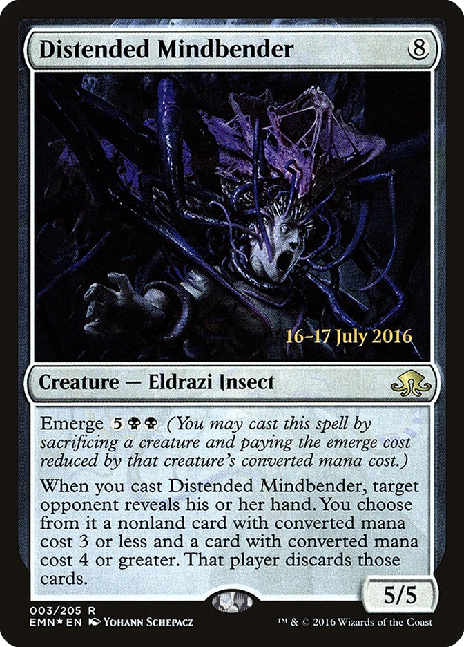 Distended Mindbender [Eldritch Moon Promos] | Card Citadel