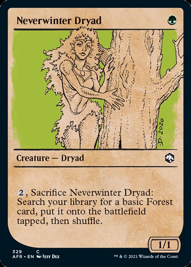 Neverwinter Dryad (Showcase) [Dungeons & Dragons: Adventures in the Forgotten Realms] | Card Citadel