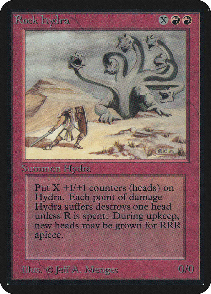 Rock Hydra [Limited Edition Alpha] | Card Citadel