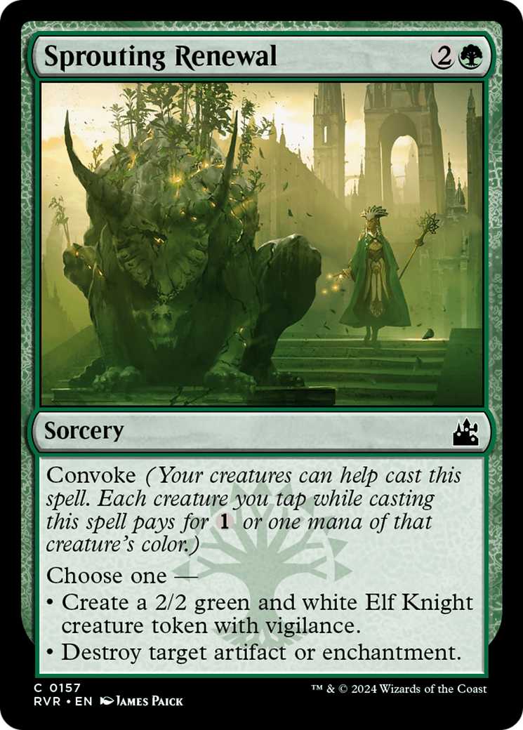 Sprouting Renewal [Ravnica Remastered] | Card Citadel