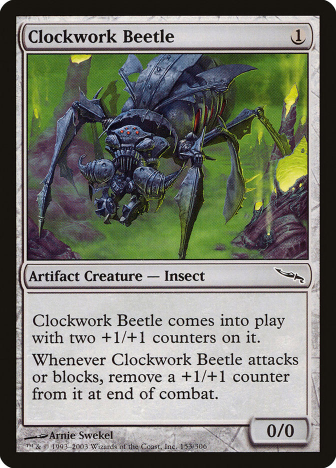 Clockwork Beetle [Mirrodin] | Card Citadel