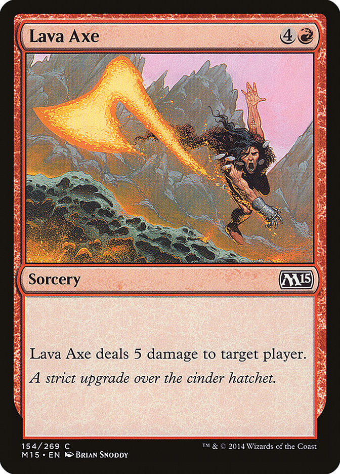 Lava Axe [Magic 2015] | Card Citadel