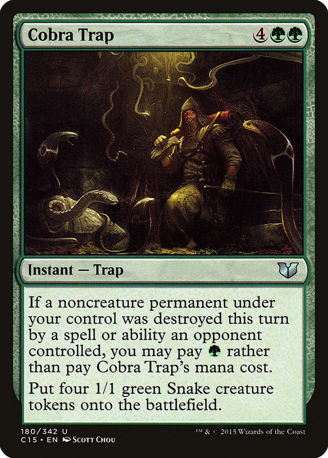 Cobra Trap [Commander 2015] | Card Citadel