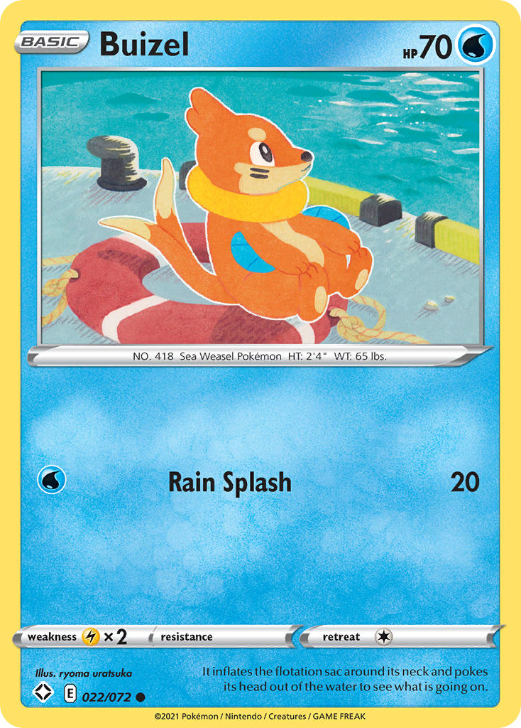 Buizel (022/072) [Sword & Shield: Shining Fates] | Card Citadel