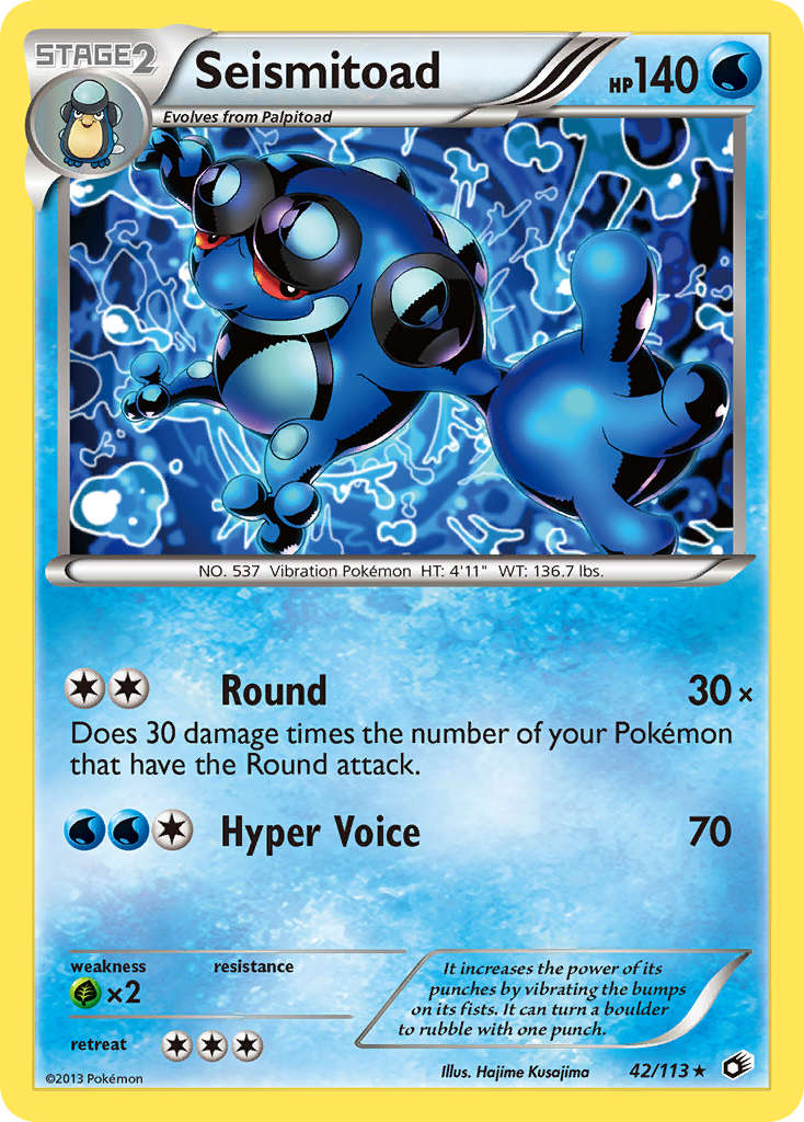 Seismitoad (42/113) [Black & White: Legendary Treasures] | Card Citadel