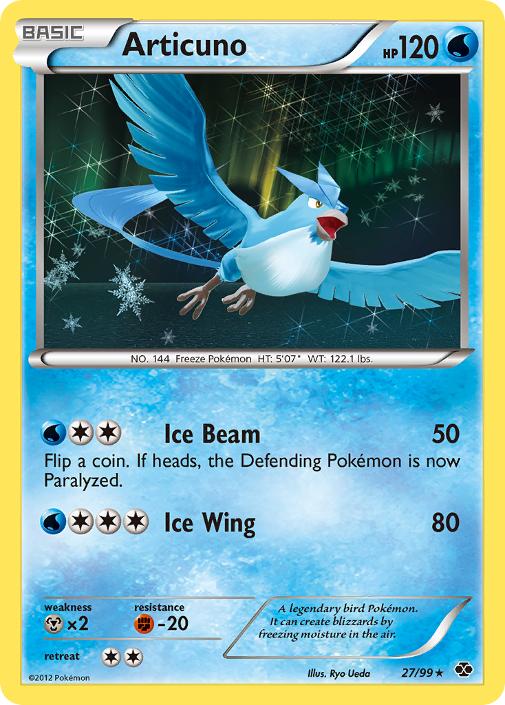 Articuno (27/99) [Black & White: Next Destinies] | Card Citadel