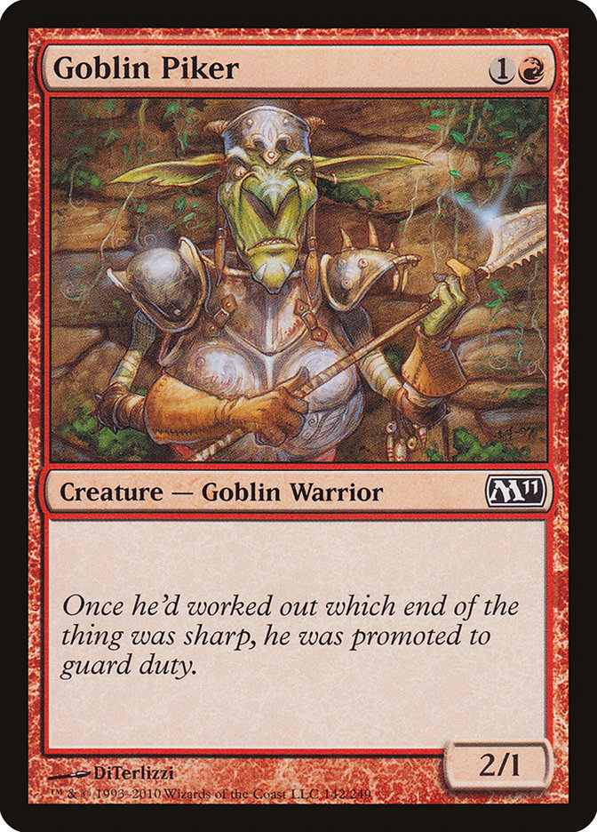 Goblin Piker [Magic 2011] | Card Citadel