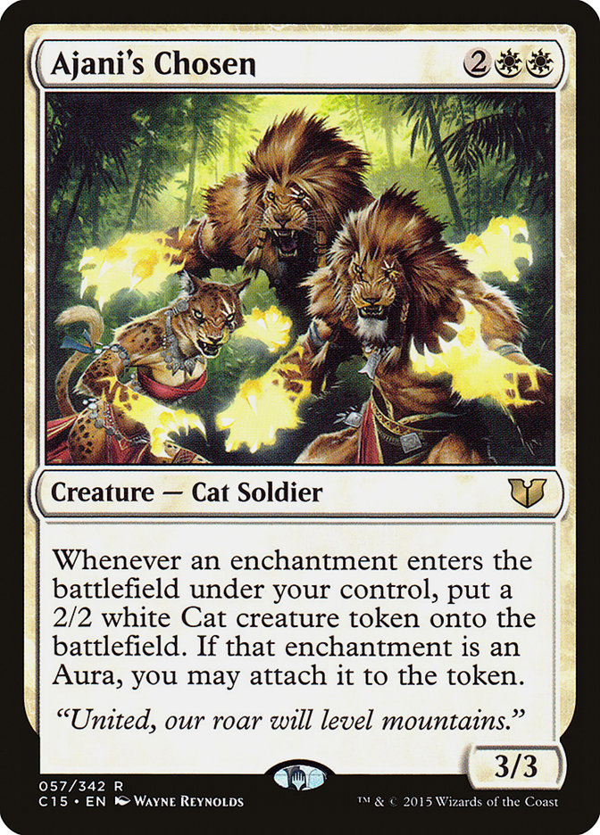 Ajani's Chosen [Commander 2015] | Card Citadel