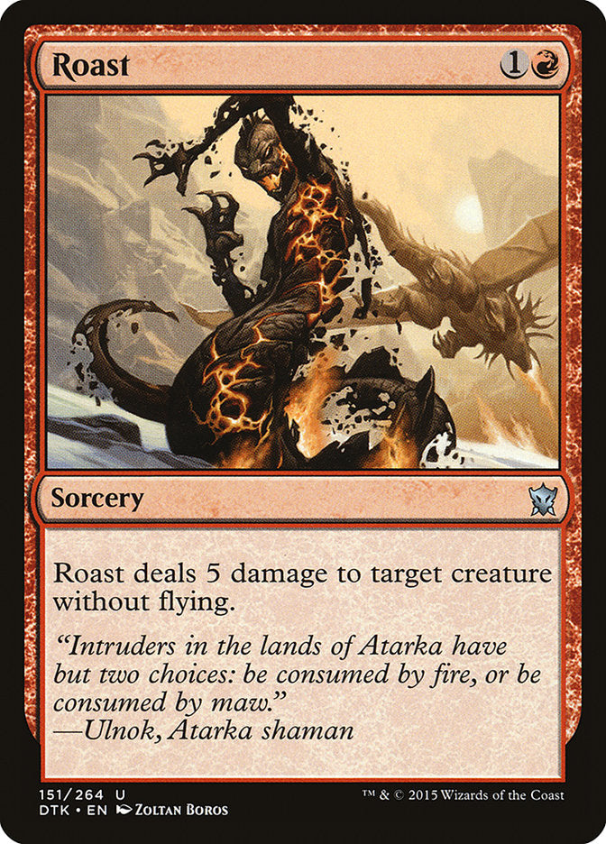 Roast [Dragons of Tarkir] | Card Citadel