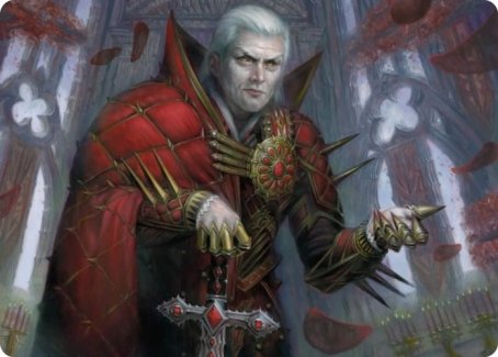 Edgar, Charmed Groom 1 Art Card [Innistrad: Crimson Vow Art Series] | Card Citadel