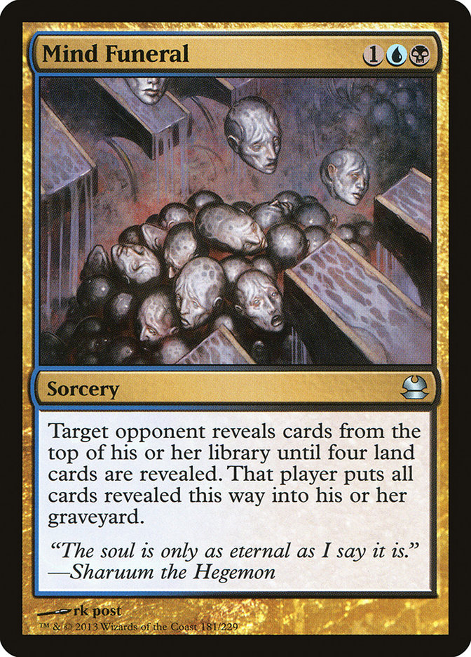 Mind Funeral [Modern Masters] | Card Citadel