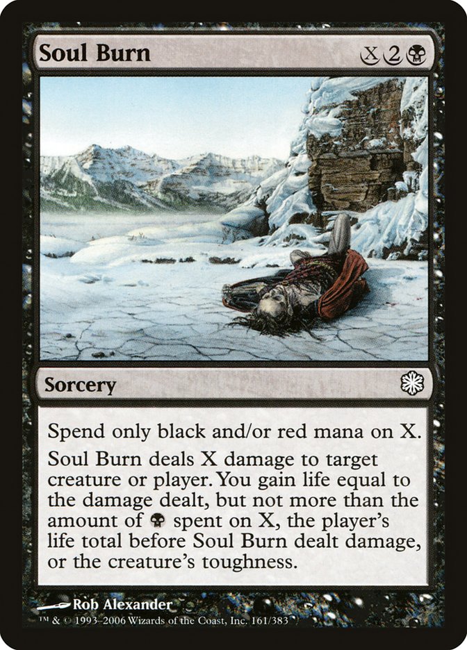 Soul Burn [Coldsnap Theme Decks] | Card Citadel