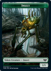 Insect // Treasure Double-sided Token [Innistrad: Crimson Vow Tokens] | Card Citadel