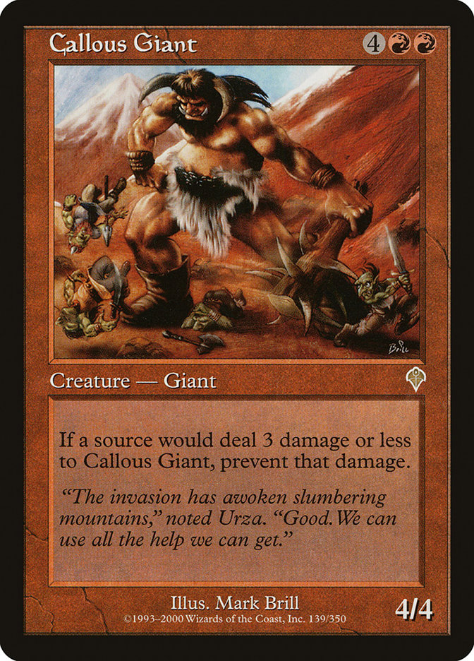 Callous Giant [Invasion] | Card Citadel
