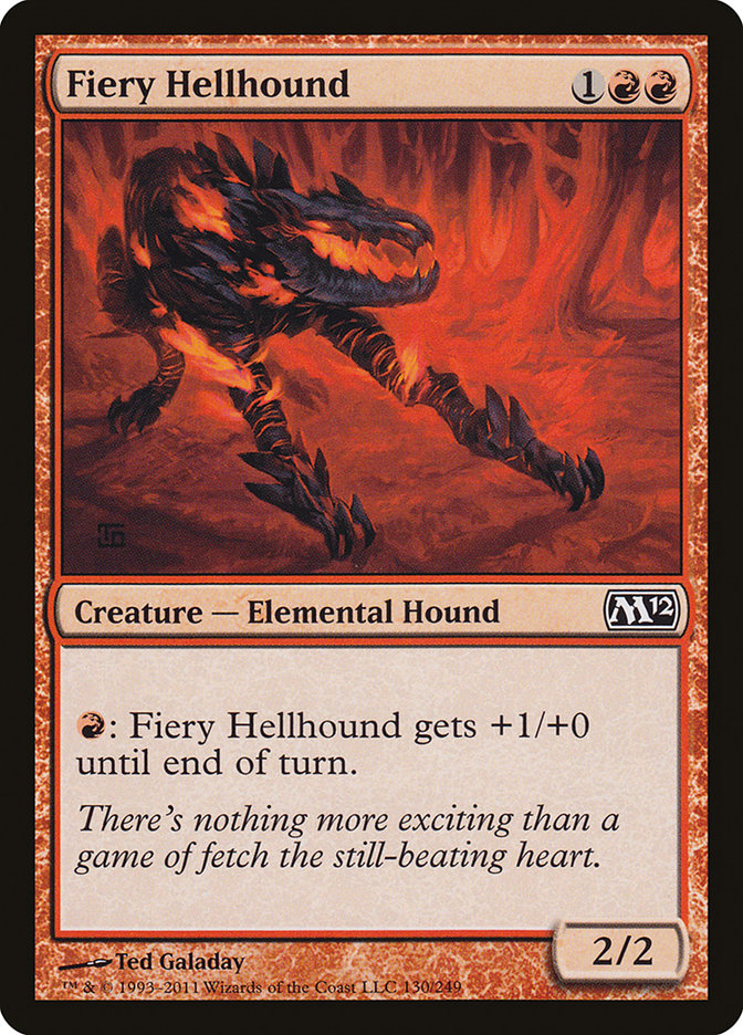 Fiery Hellhound [Magic 2012] | Card Citadel