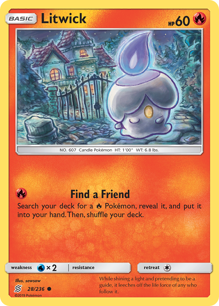 Litwick (28/236) [Sun & Moon: Unified Minds] | Card Citadel