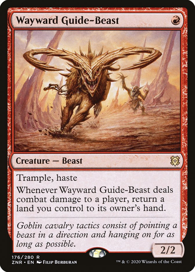 Wayward Guide-Beast [Zendikar Rising] | Card Citadel