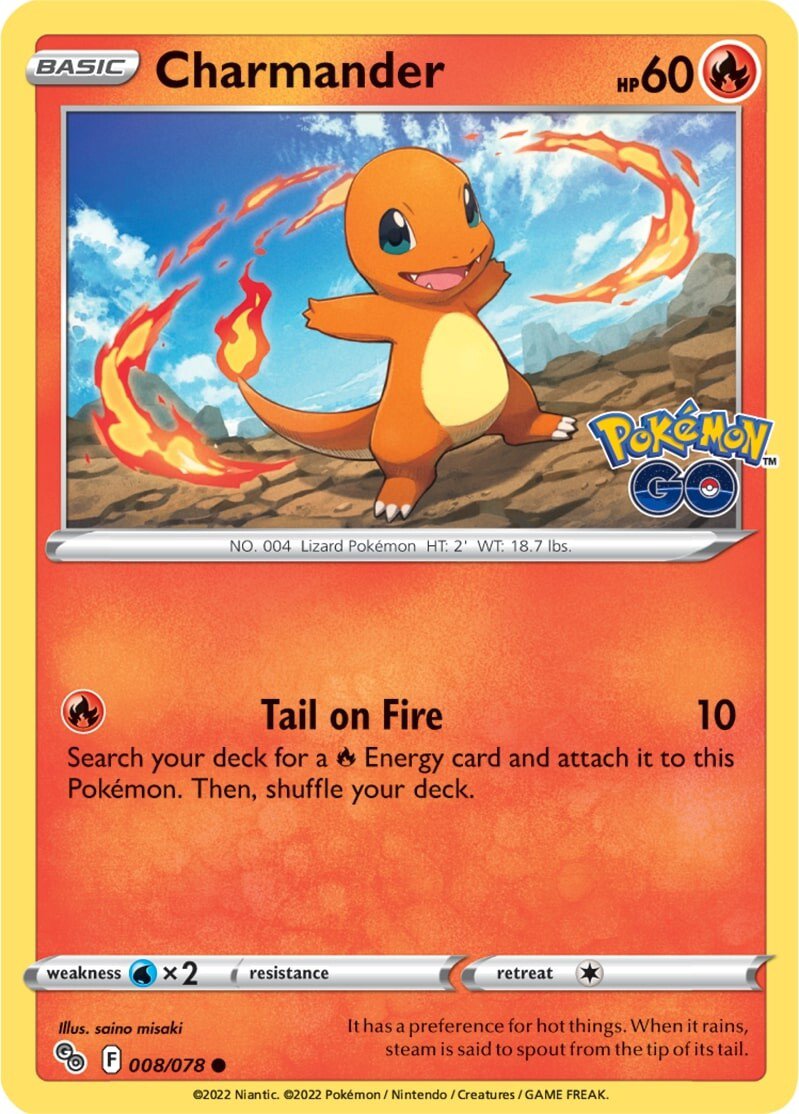 Charmander (008/078) [Pokémon GO] | Card Citadel