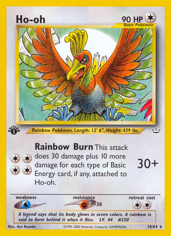 Ho-oh (18/64) [Neo Revelation 1st Edition] | Card Citadel
