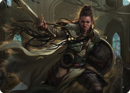 Shanna, Purifying Blade Art Card 1 [Dominaria United Art Series] | Card Citadel