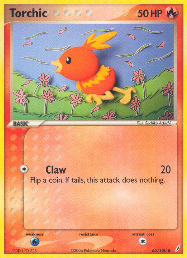 Torchic (65/100) [EX: Crystal Guardians] | Card Citadel