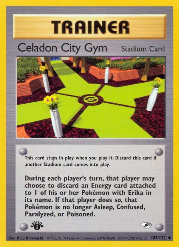 Celadon City Gym (107/132) [Gym Heroes 1st Edition] | Card Citadel