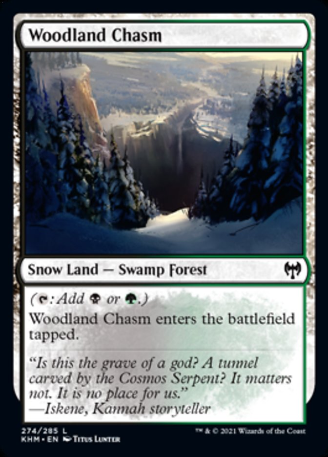Woodland Chasm [Kaldheim] | Card Citadel