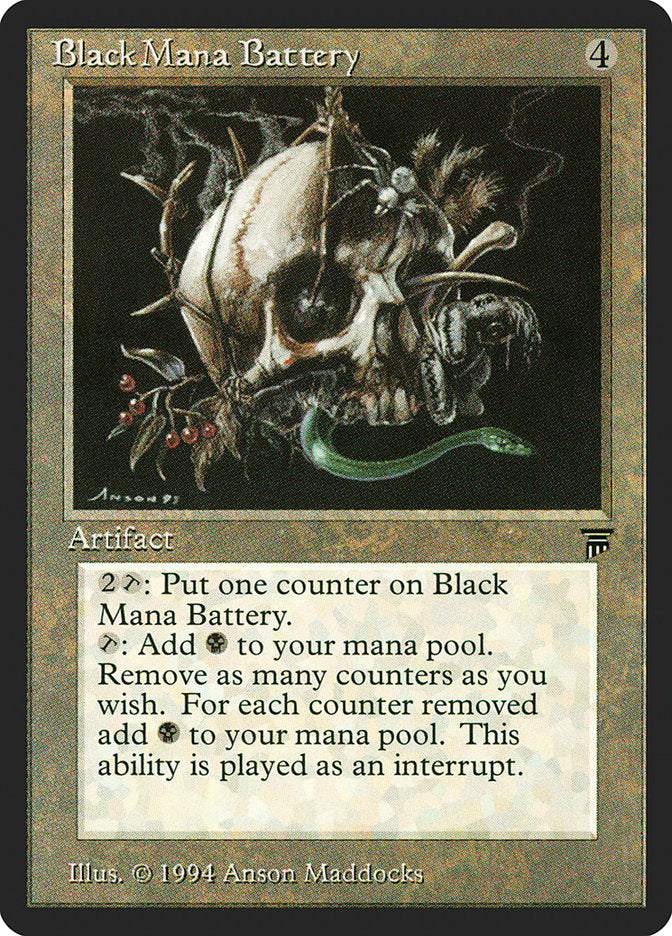 Black Mana Battery [Legends] | Card Citadel