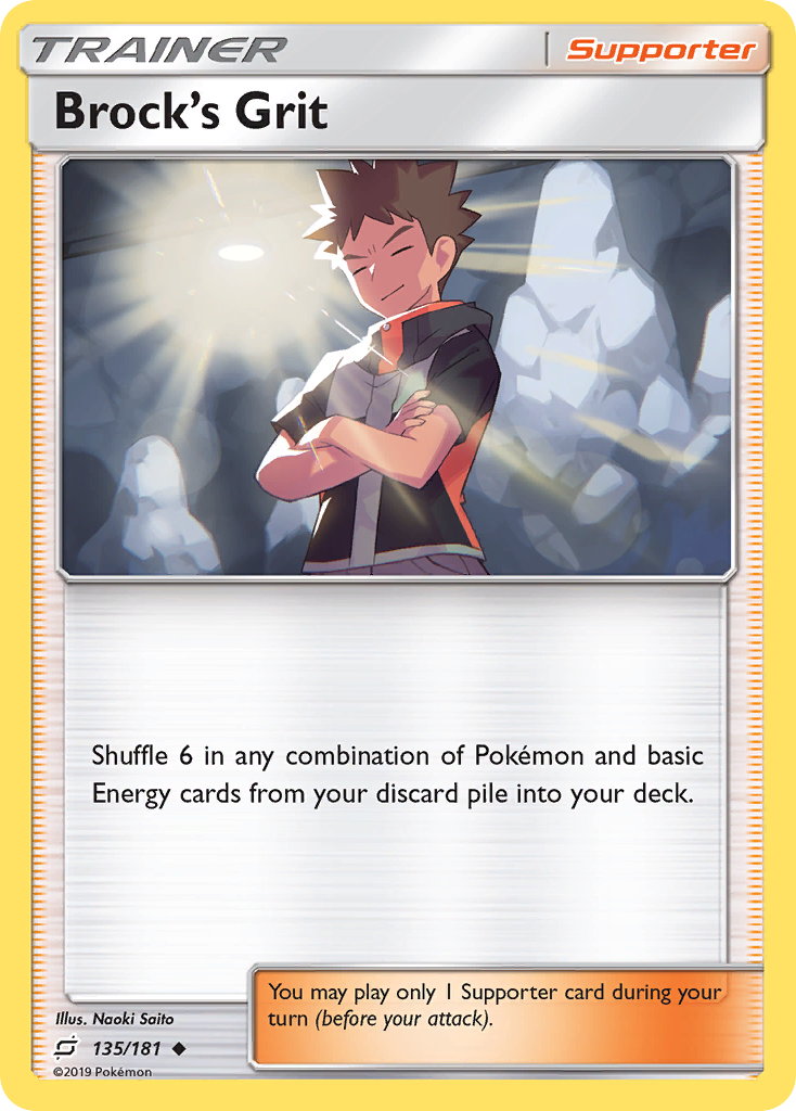 Brock's Grit (135/181) [Sun & Moon: Team Up] | Card Citadel
