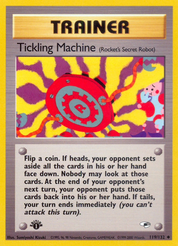 Tickling Machine (119/132) [Gym Heroes 1st Edition] | Card Citadel