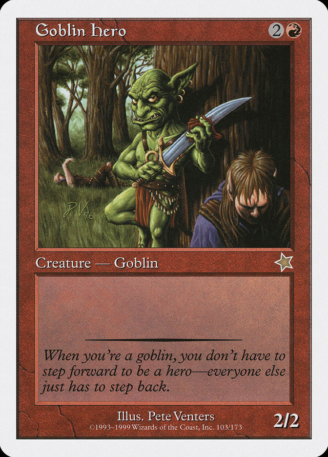 Goblin Hero [Starter 1999] | Card Citadel