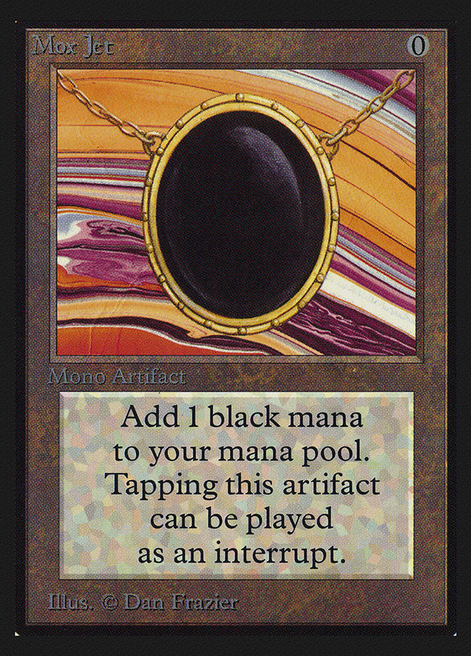 Mox Jet (Black Stone) [International Collectors’ Edition] | Card Citadel