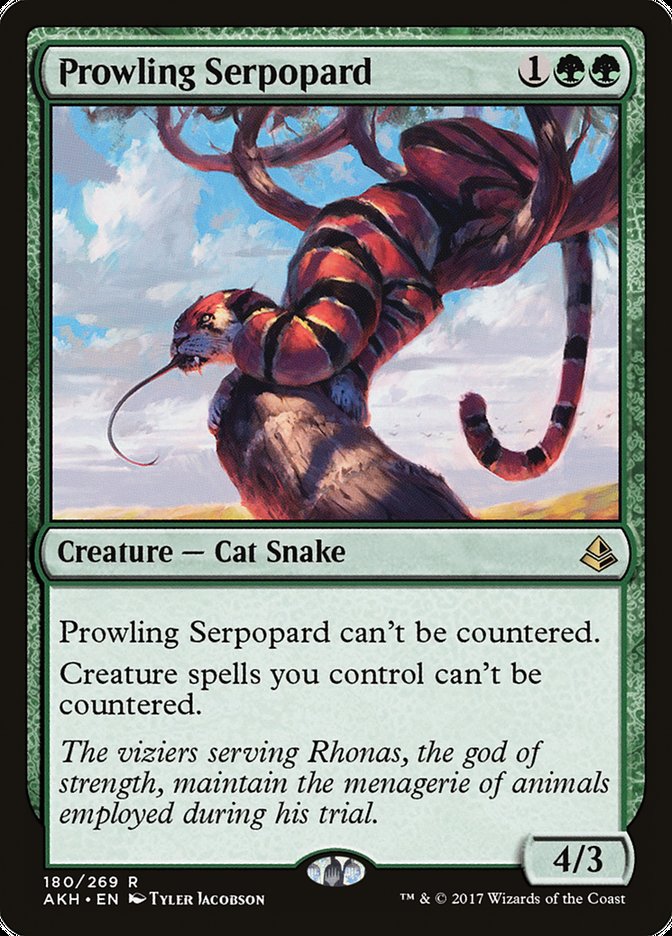 Prowling Serpopard [Amonkhet] | Card Citadel