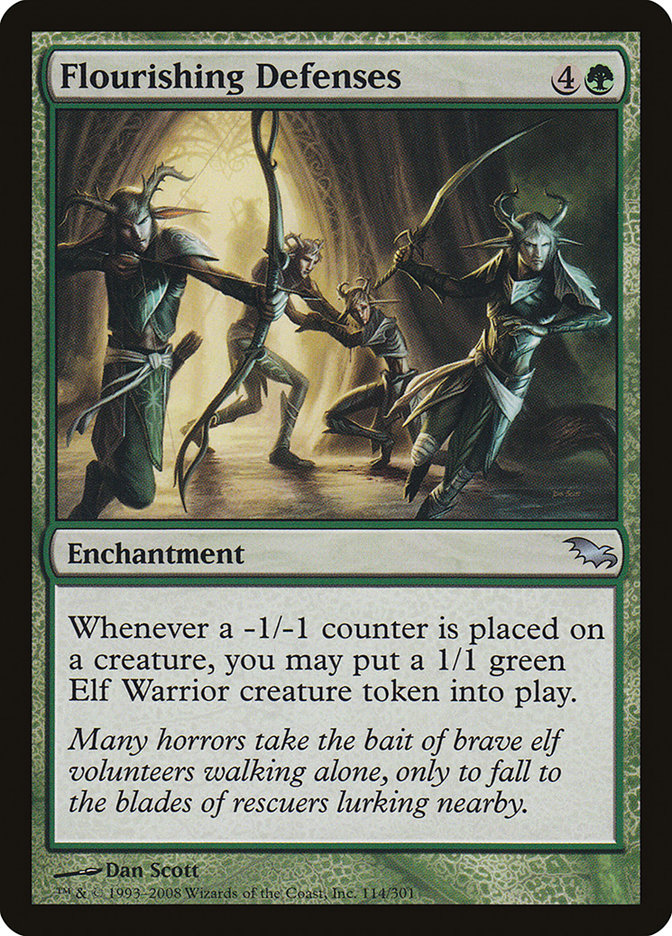 Flourishing Defenses [Shadowmoor] | Card Citadel